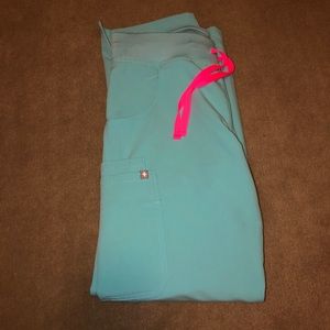Figs Cargo Scrubs - Limited Edition Neon Blue